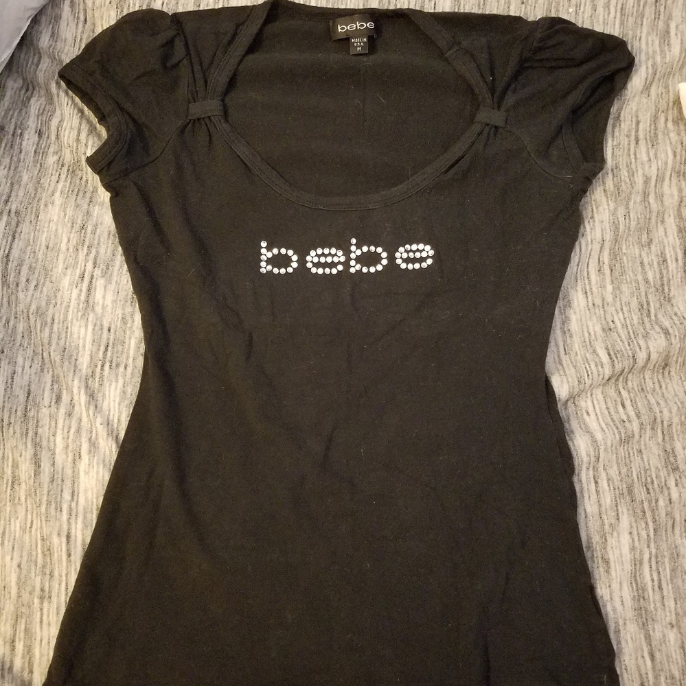 Black bebe shirt